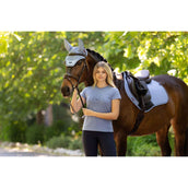 LeMieux Zadeldekje Essence Close Contact Square Springen Powder Blue