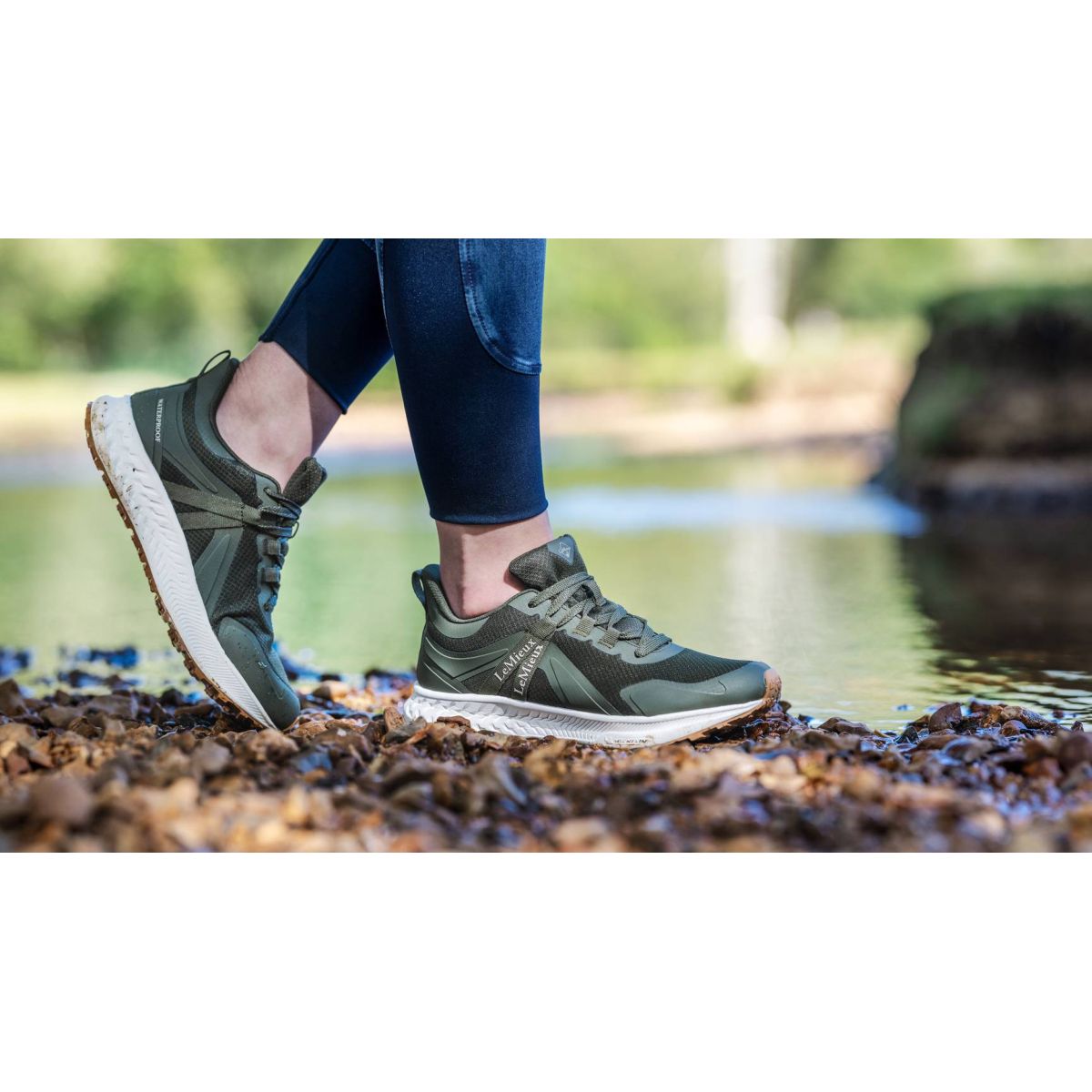 LeMieux Schoenen Trax Waterproof Khaki