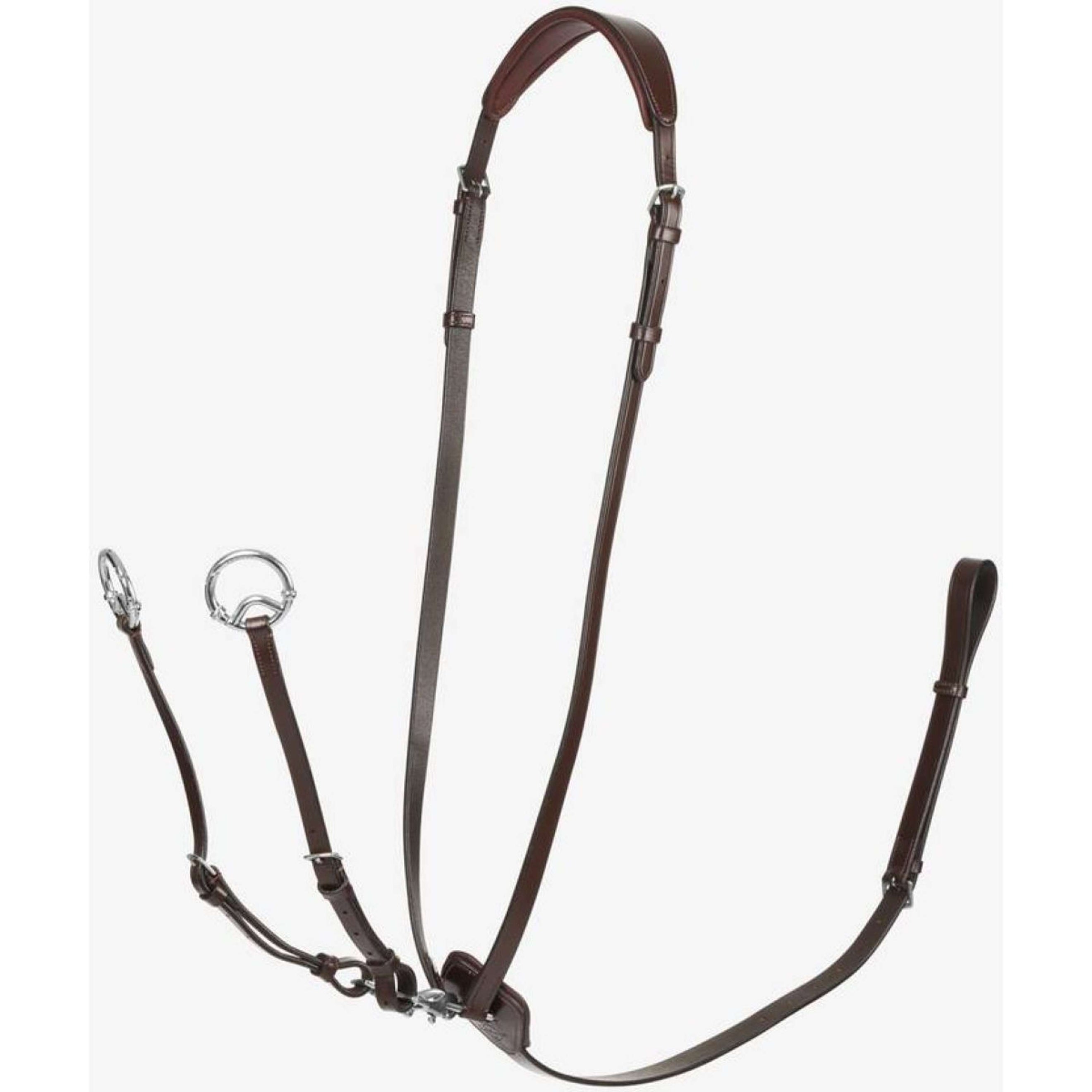 LeMieux Martingaal Kudos Running Havana/Zilver LeMieux Martingaal Kudos Running Havana/Zilver