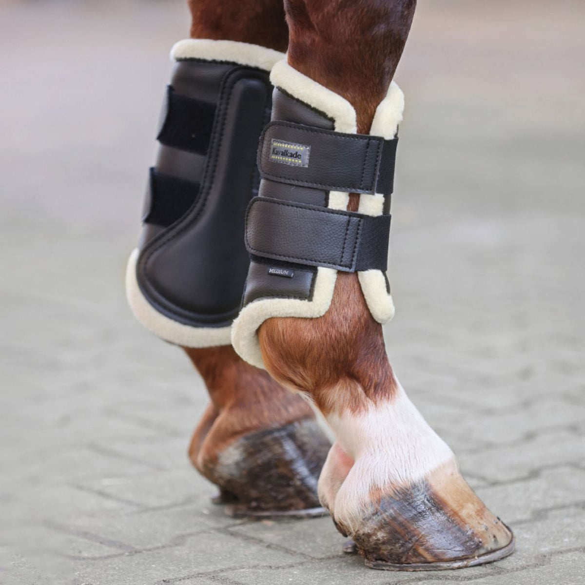 Kavalkade Dressage Boots met Imitatiebont Zwart