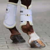 Kavalkade Dressage Boots met Imitatiebont Wit