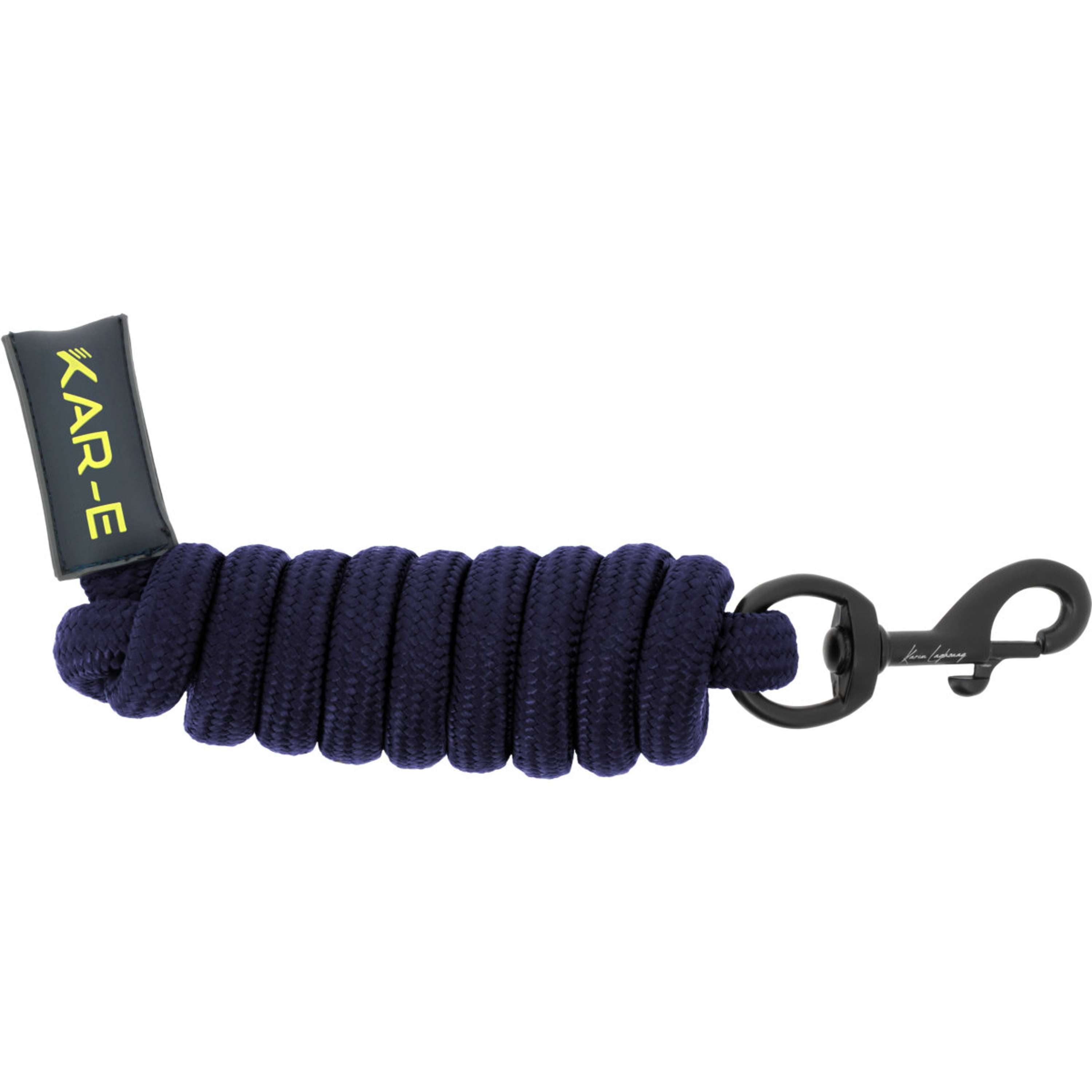 K by EQUITHÈME Halstertouw Triton met Musketonhaak Navy