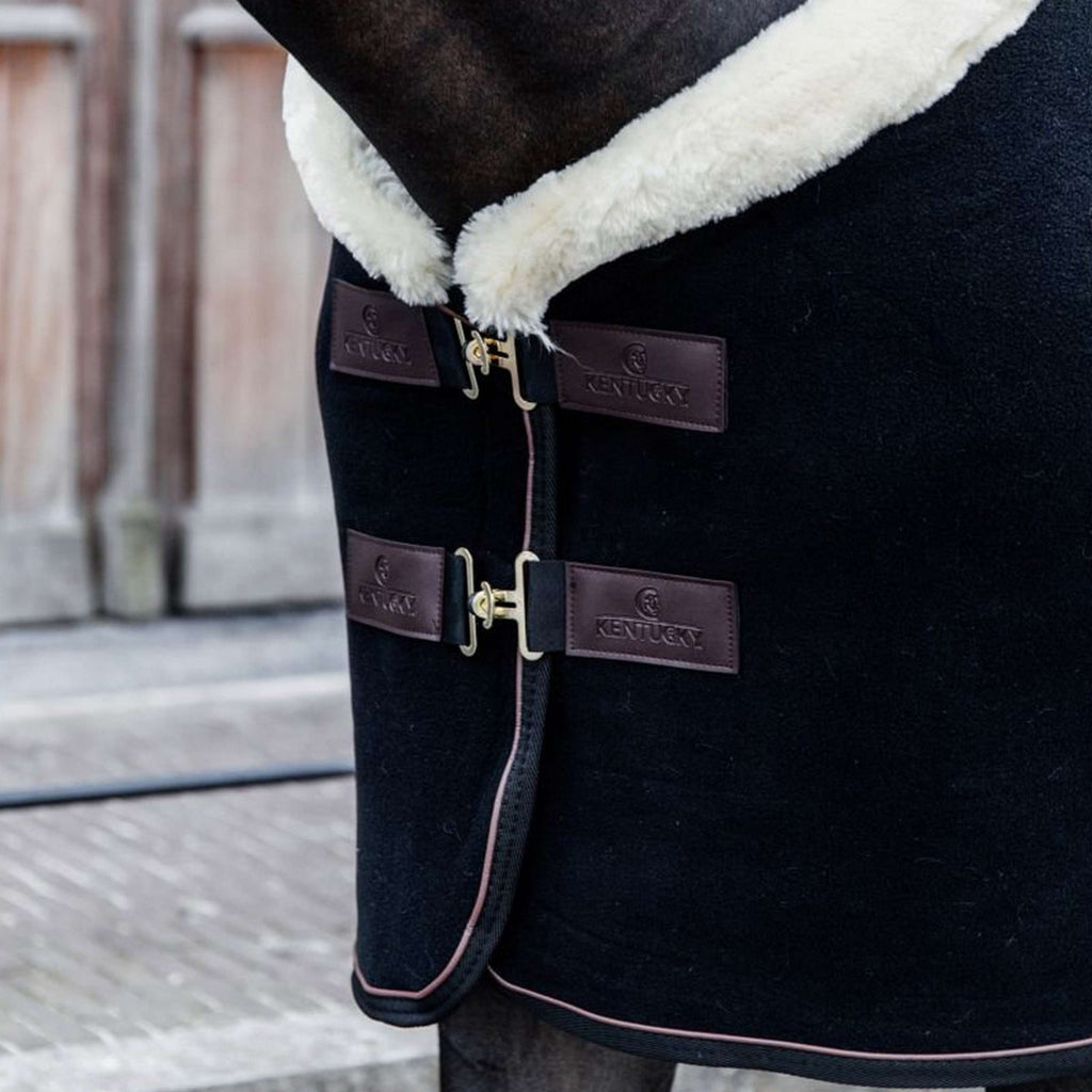 Kentucky Zweetdeken Show Fleece Heavy Zwart