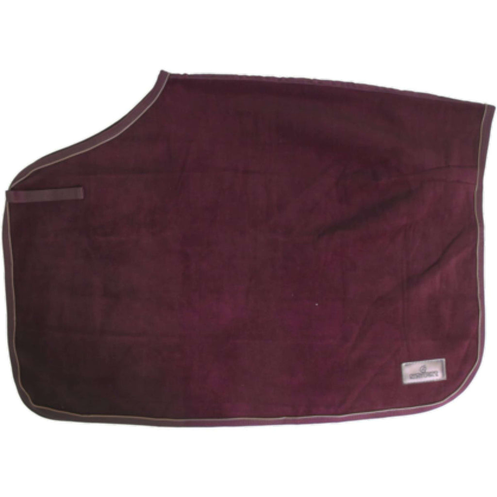 Kentucky Uitrijdeken Vierkant Heavy Fleece Bordeaux