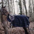 Kentucky Uitrijdeken Vierkant Heavy Fleece Donker Blauw