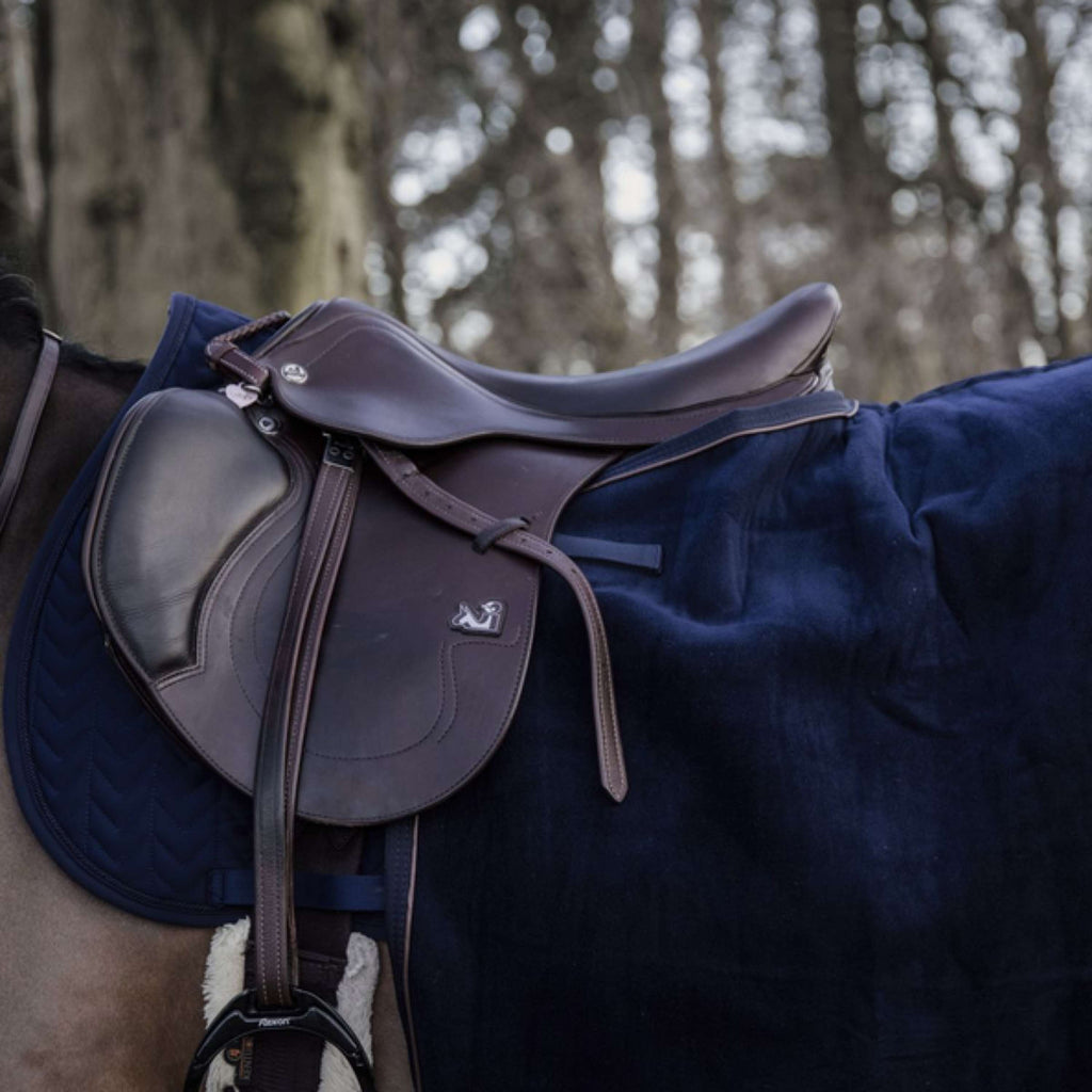 Kentucky Uitrijdeken Vierkant Heavy Fleece Navy
