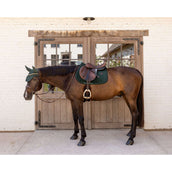 Kentucky Zadeldekje Velvet Mini Pearls Springen Pine Green