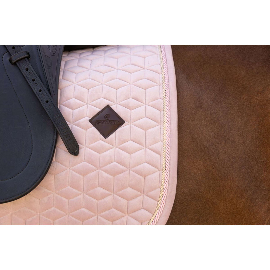Kentucky Zadeldekje Velvet Dressuur Soft Rose
