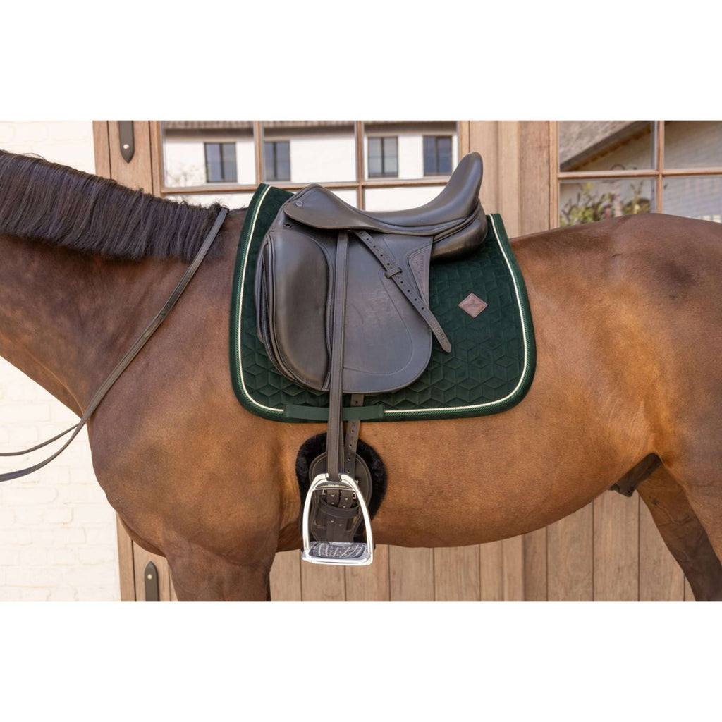 Kentucky Zadeldekje Velvet Dressuur Pine Green