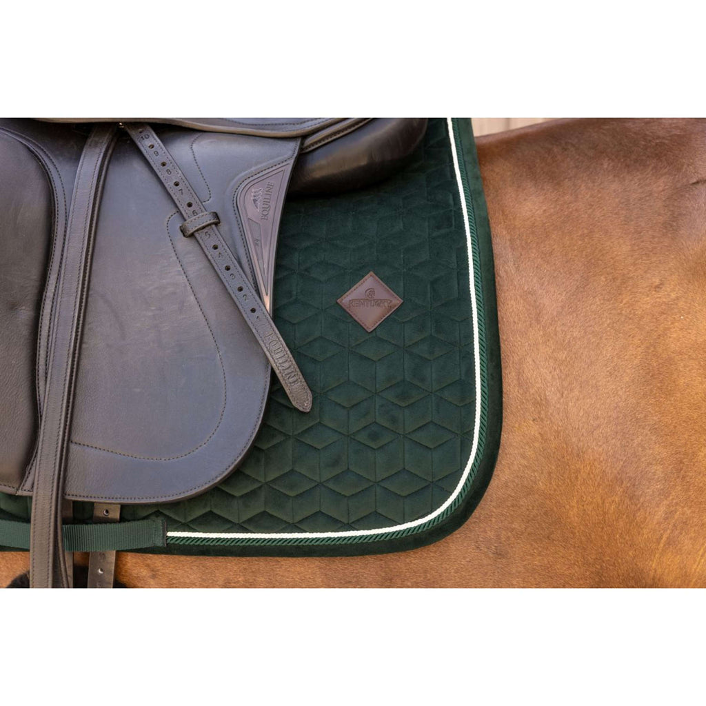 Kentucky Zadeldekje Velvet Dressuur Pine Green