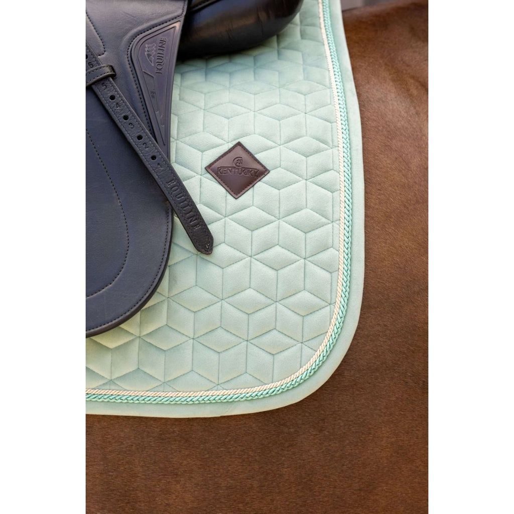 Kentucky Zadeldekje Velvet Dressuur Mint