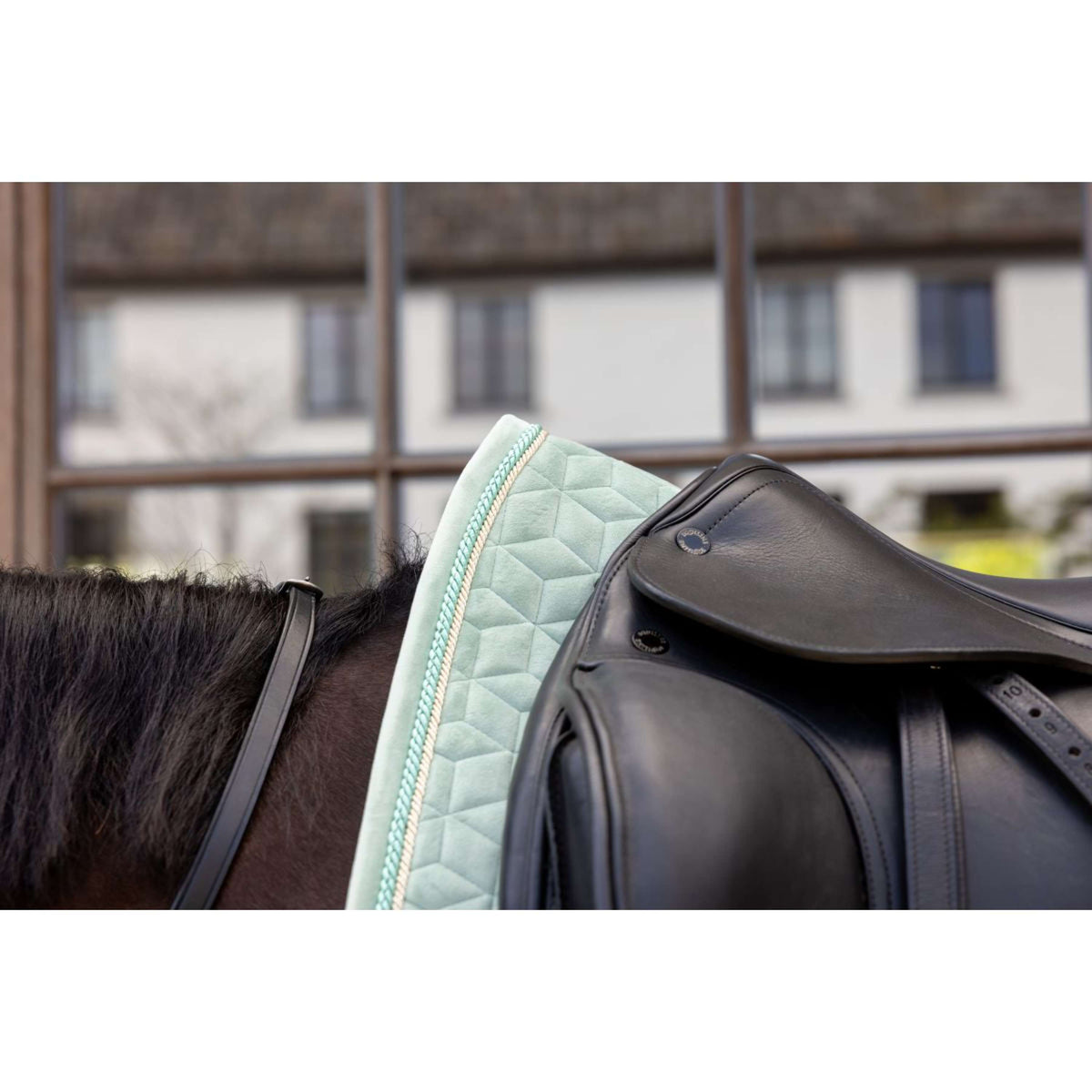 Kentucky Zadeldekje Velvet Dressuur Mint