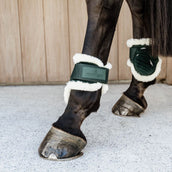 Kentucky Kogelbeschermers Young Horse Velvet Vegan Bont Donker Groen