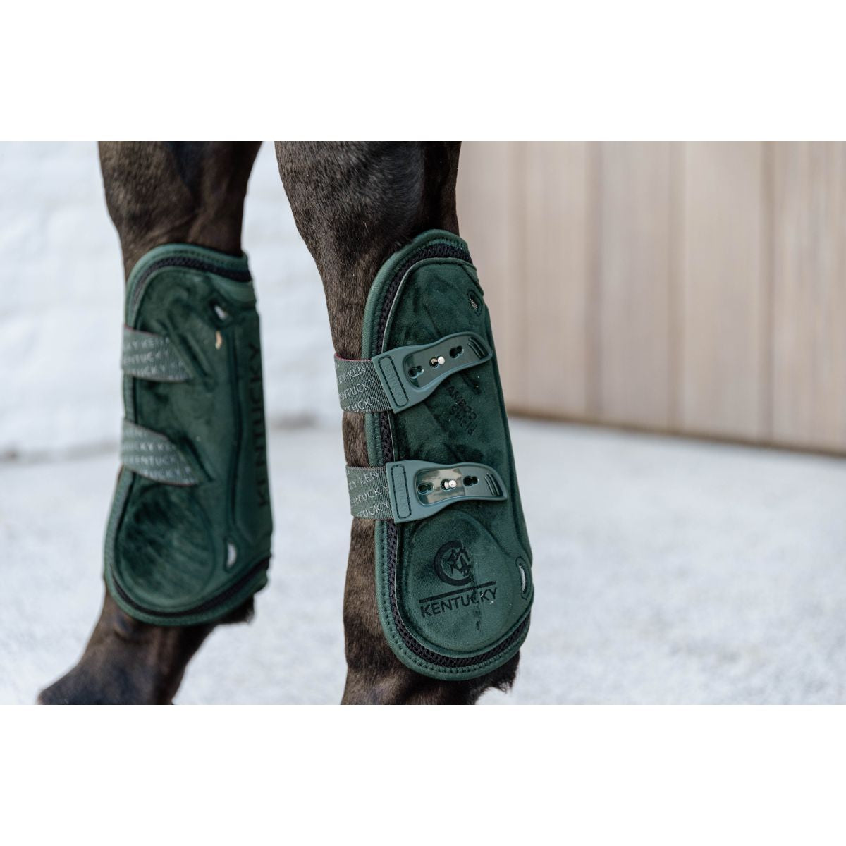 Kentucky Peesbeschermers Bamboo Elastic Velvet Donker Groen