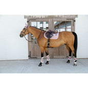 Kentucky Kogelbeschermers Young Horse Velvet Vegan Bont Oud Roze