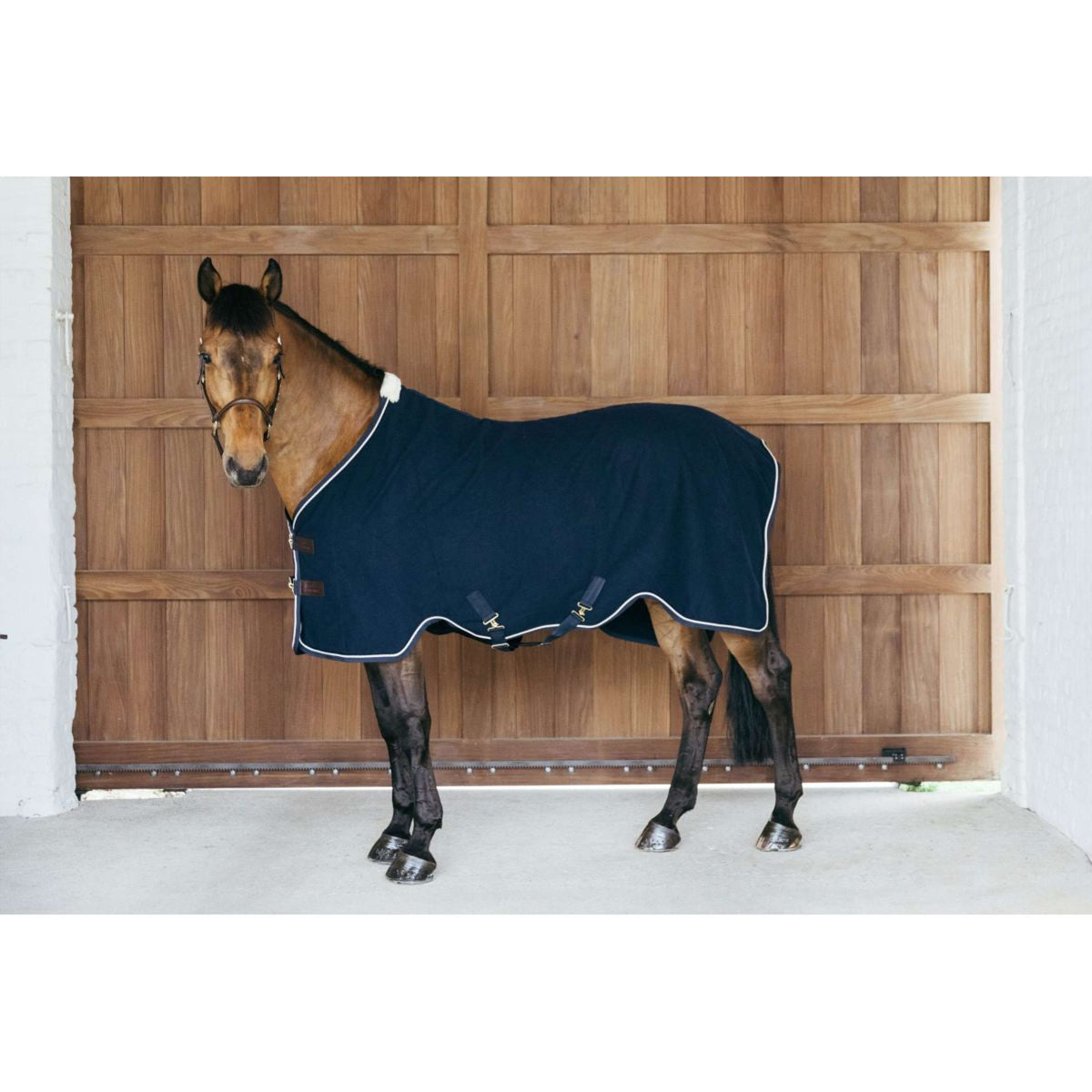 Kentucky Horsewear Fleece Deken Vegan Wool Navy