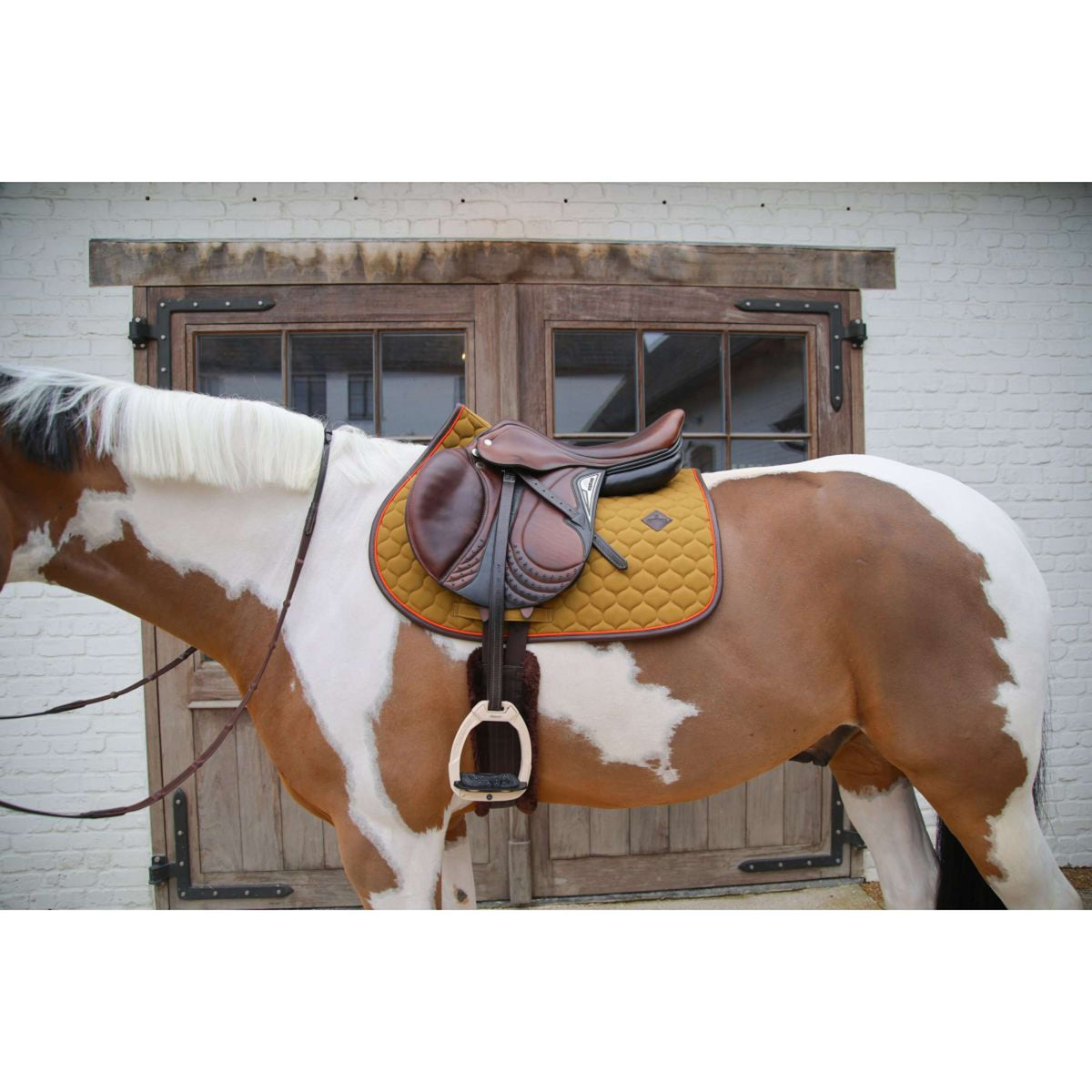 Kentucky Zadeldekje Onion Quilt Leather Neon Springen Kaki