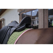 Kentucky Zadeldekje Softshell Onion Quilt Dressuur Kaki/Oud Roze