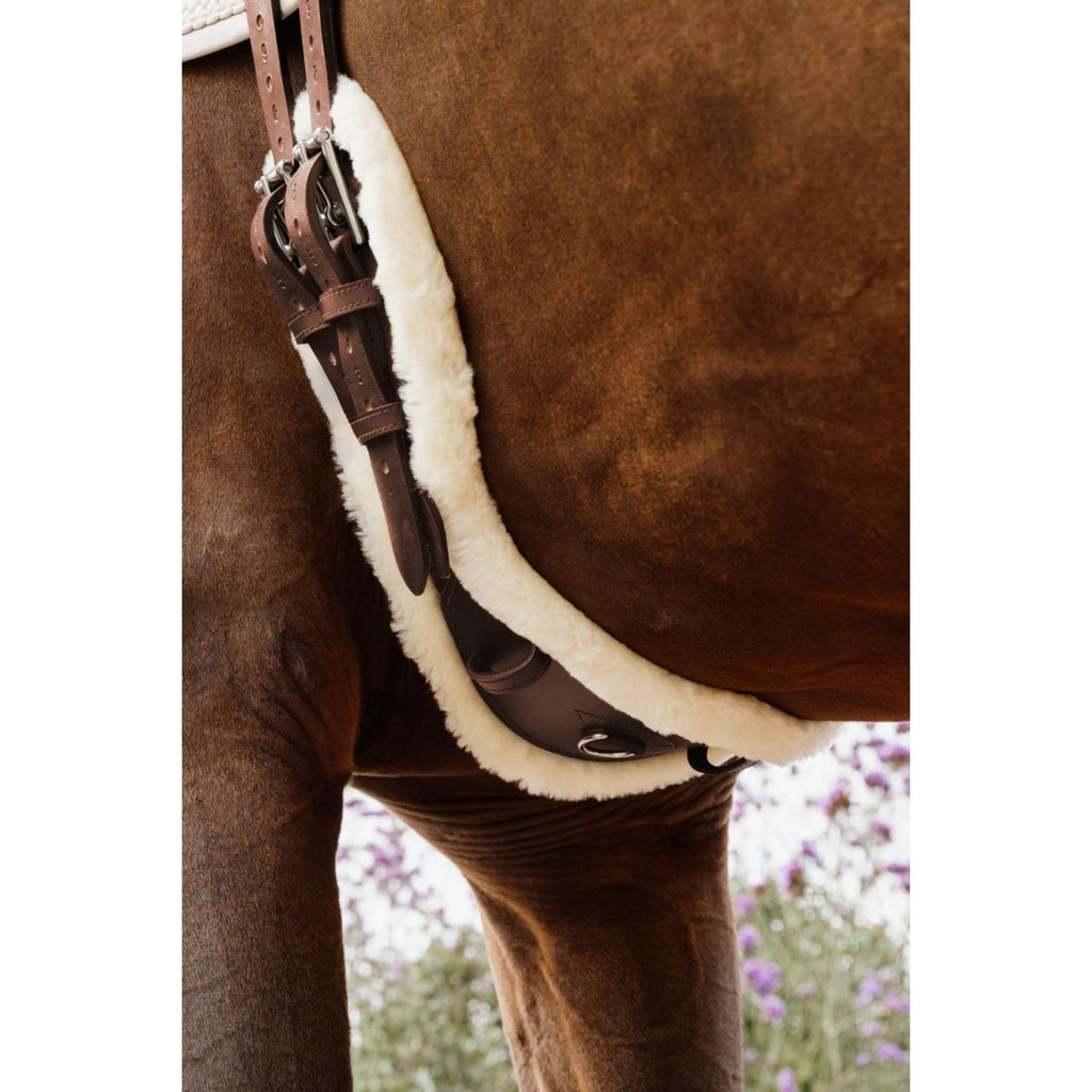 Kentucky Dressuursingel Anatomic Sheepskin Bruin