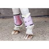 Kentucky Beenbeschermers Sheepskin Glitter Unicorn Oud Roze