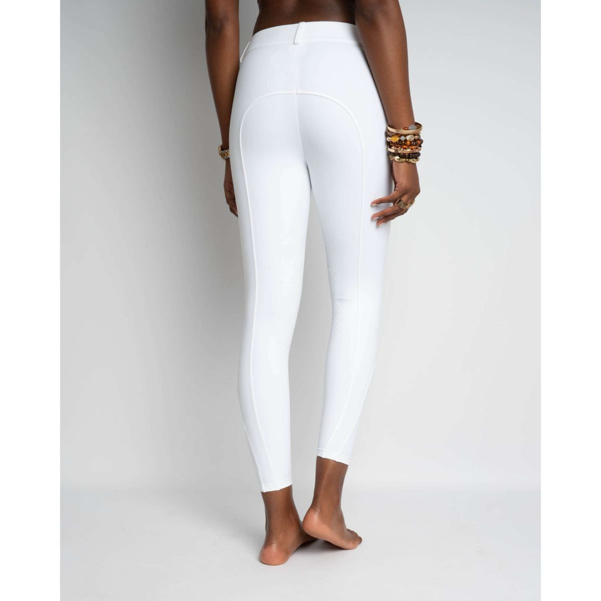 Kentucky Rijbroek Miami Knee Grip Dames Wit