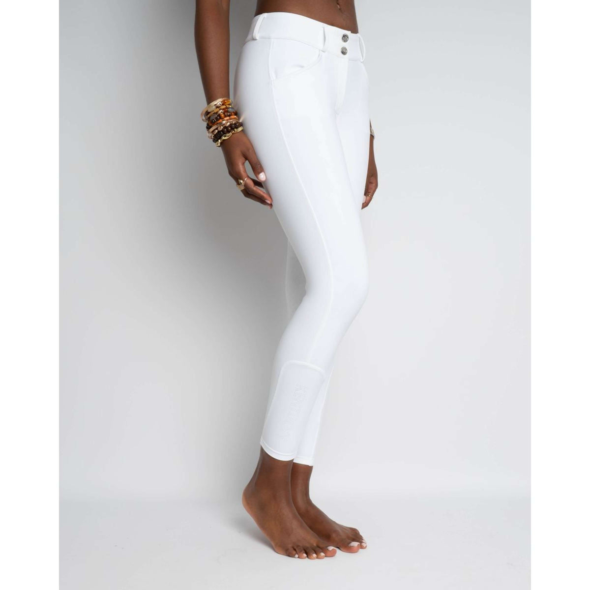 Kentucky Rijbroek Miami Knee Grip Dames Wit