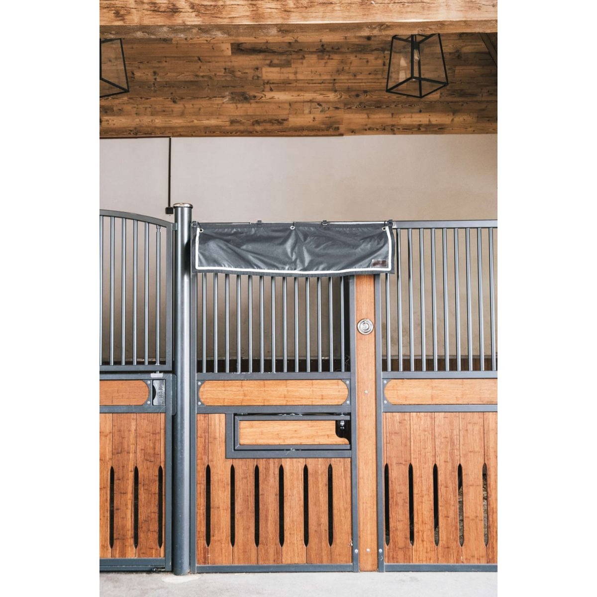 Kentucky Stalgordijn Classic met Vakken Grijs