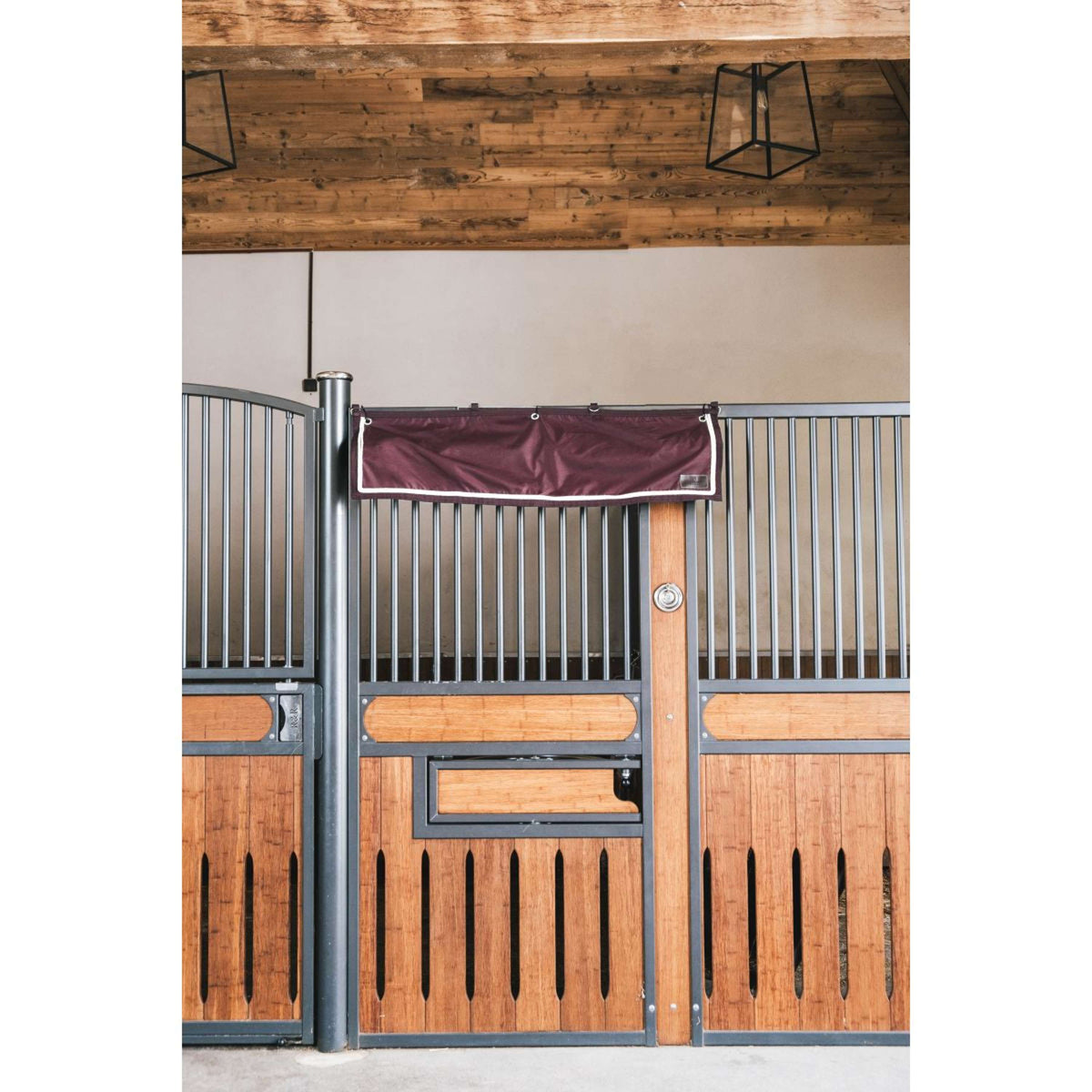 Kentucky Stalgordijn Classic met Vakken Bordeaux