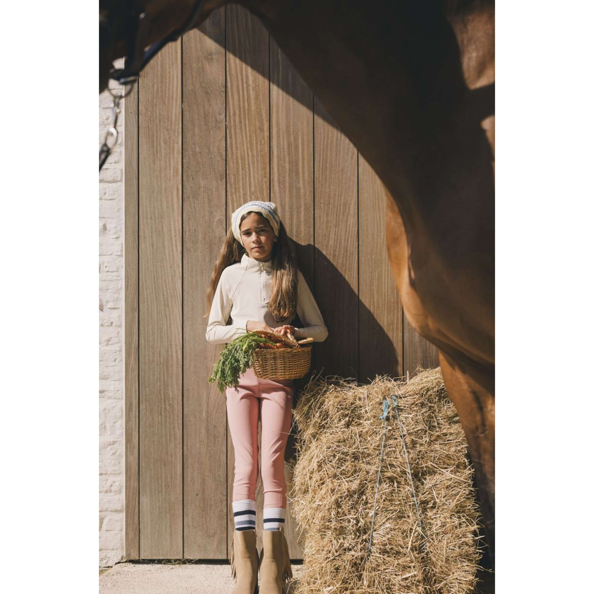 Kentucky Rijlegging Miami Knee Grip Girls Old Rose