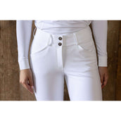 Kentucky Rijbroek Miami Knee Grip Dames Wit