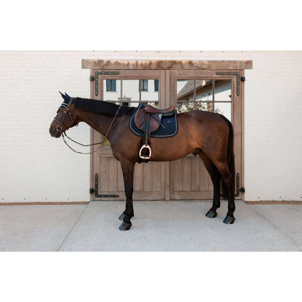 Kentucky Oornetje Wellington Velvet Dark Navy