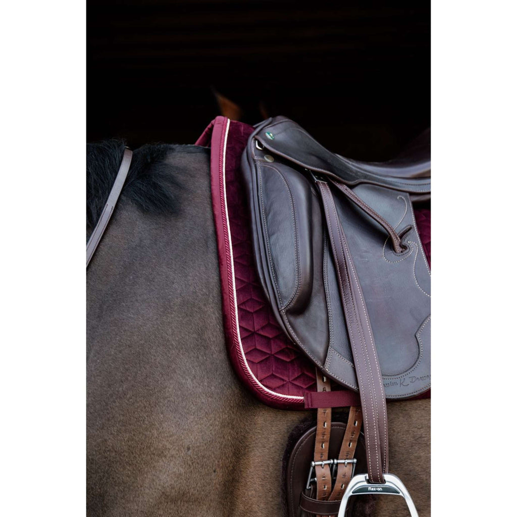 Kentucky Zadeldekje Velvet Dressuur Bordeaux