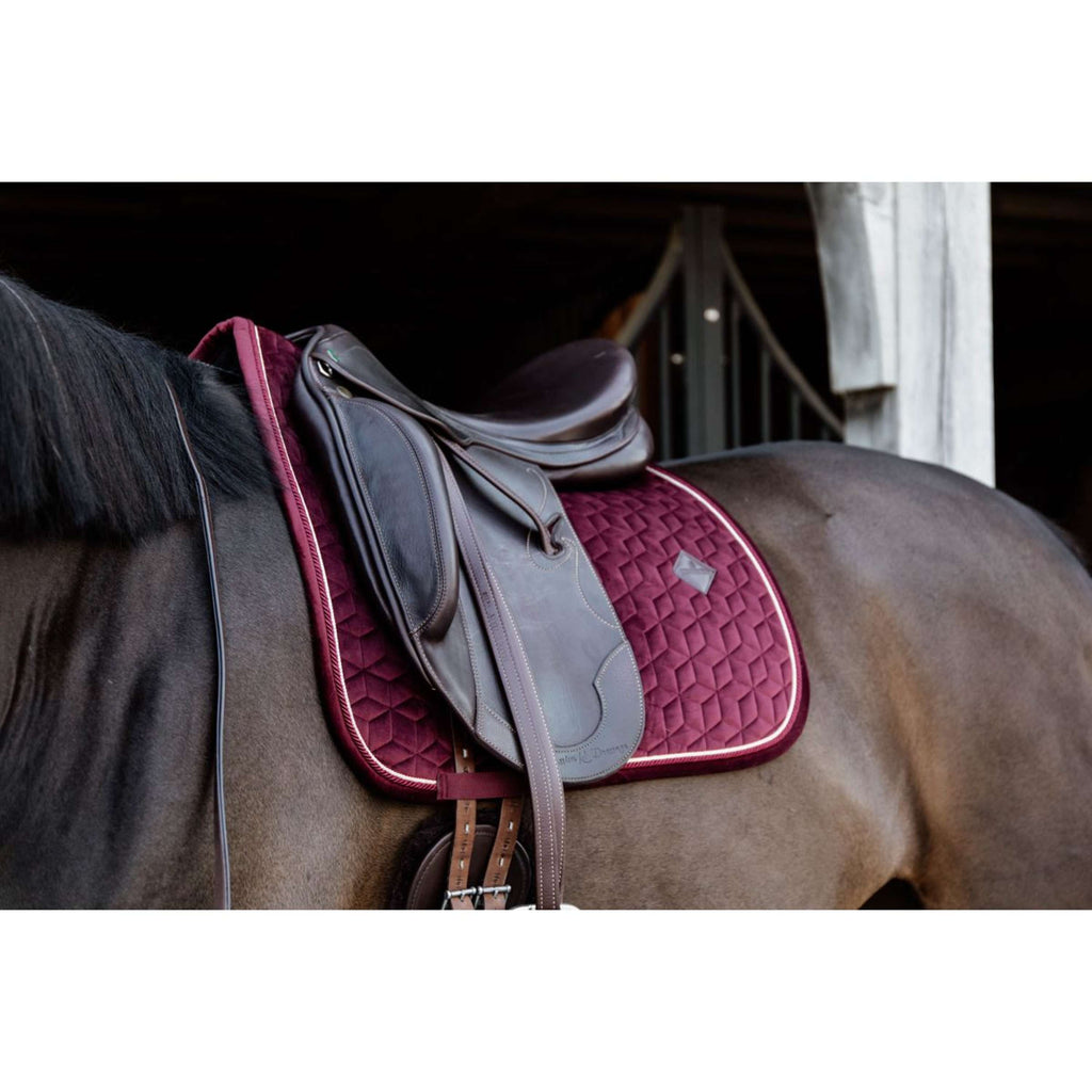 Kentucky Zadeldekje Velvet Dressuur Bordeaux