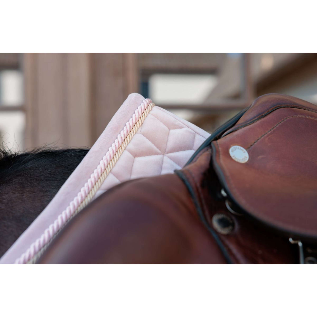 Kentucky Zadeldekje Velvet Springen Soft Rose