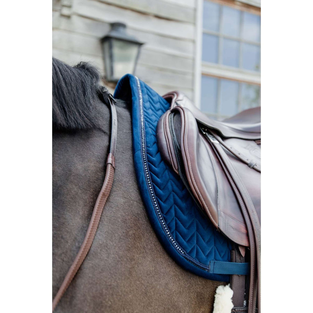 Kentucky Zadeldekje Velvet Pearls Springen Navy