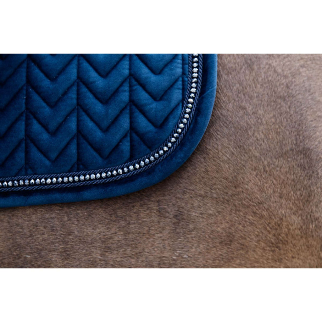 Kentucky Zadeldekje Velvet Pearls Dressuur Navy