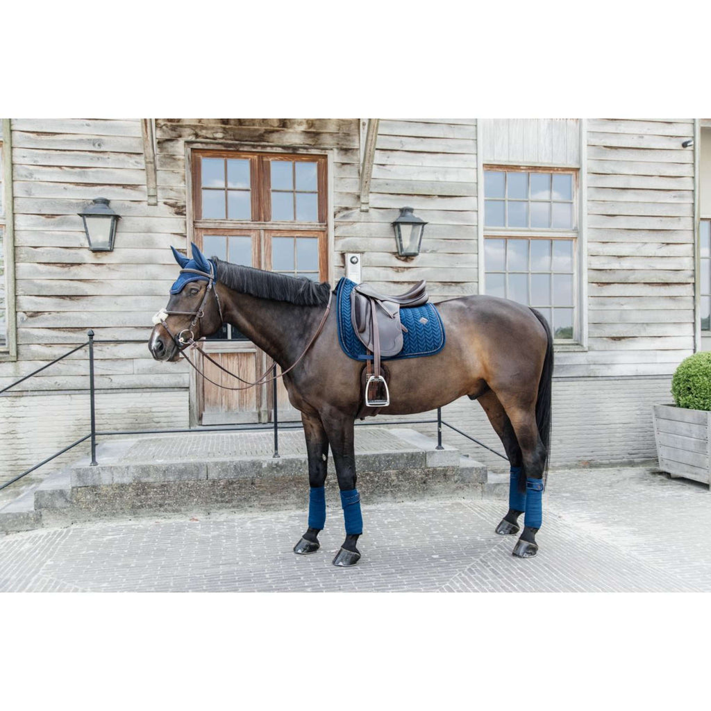 Kentucky Zadeldekje Velvet Pearls Dressuur Navy