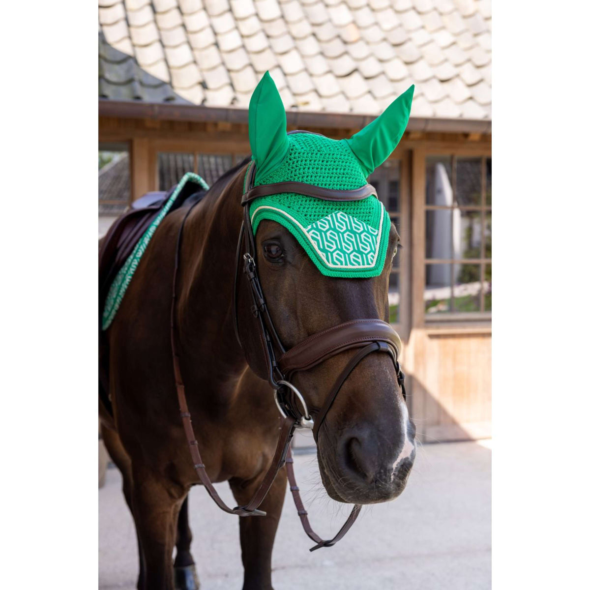 Kentucky Oornetje Wellington Velvet Maze Cipher Wit/Groen