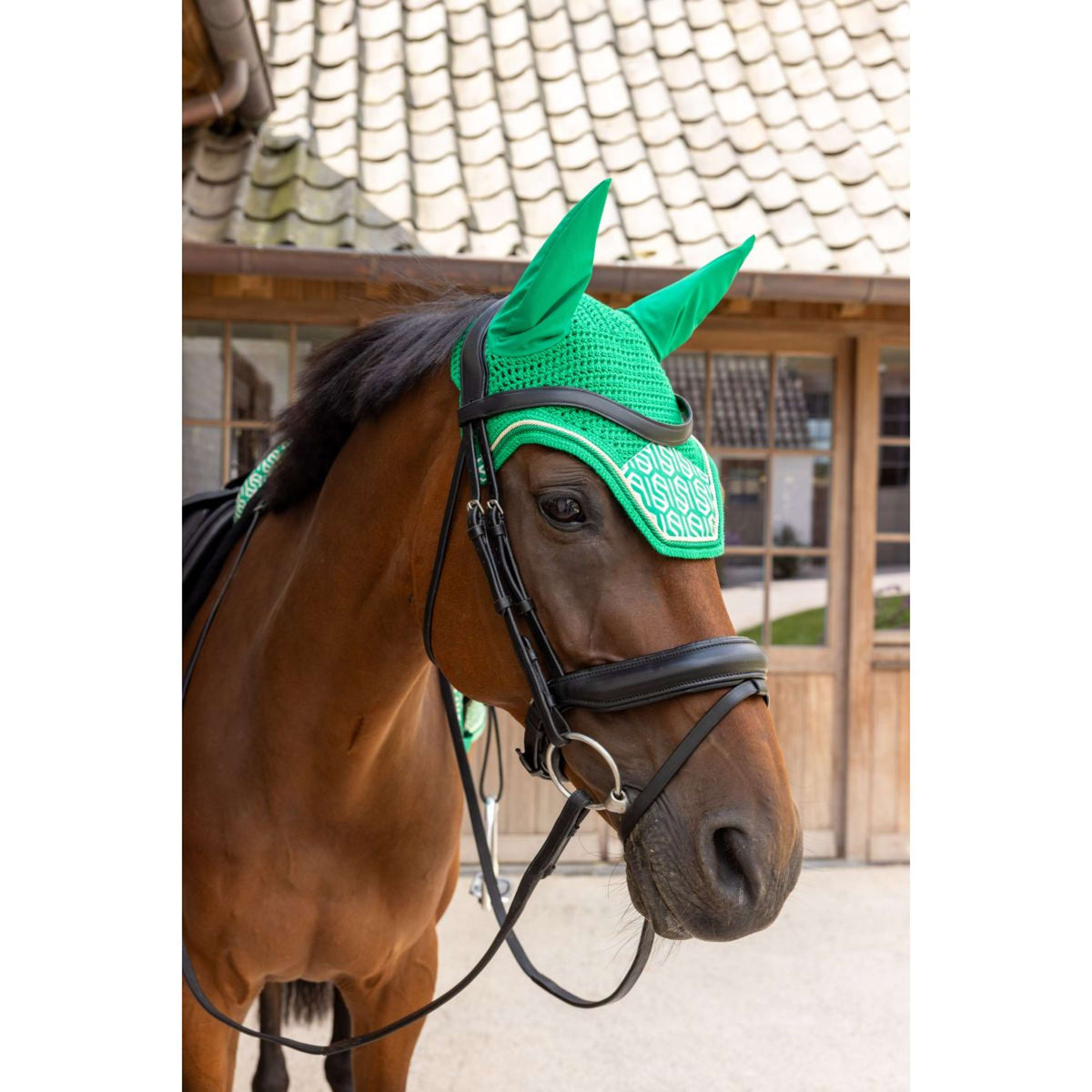 Kentucky Oornetje Wellington Velvet Maze Cipher Wit/Groen