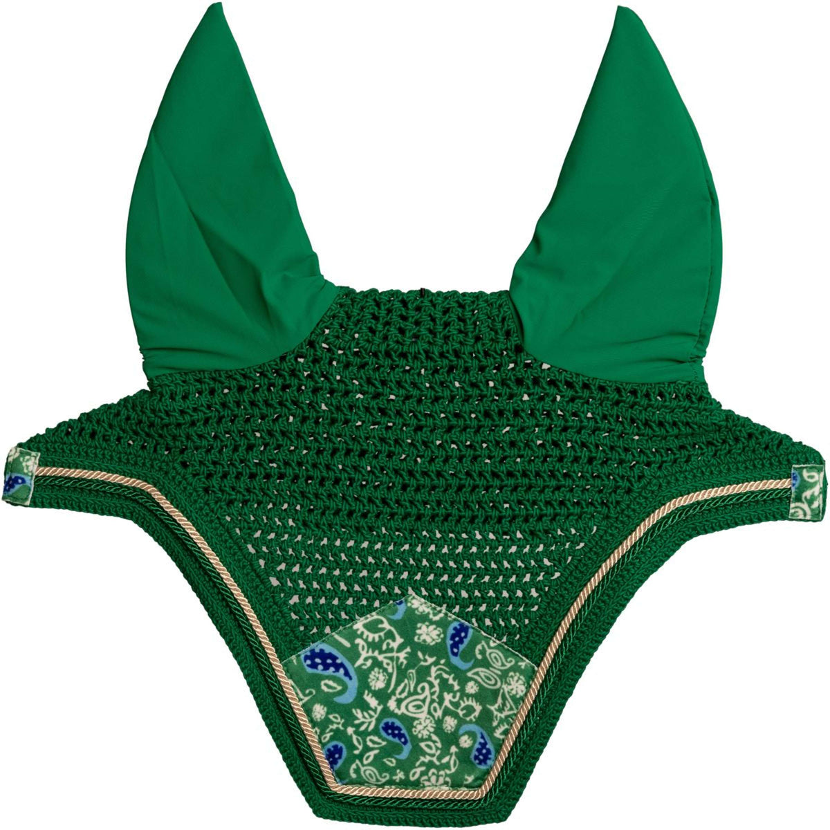 Kentucky Oornetje Wellington Velvet Paisley Garden Groen/Navy