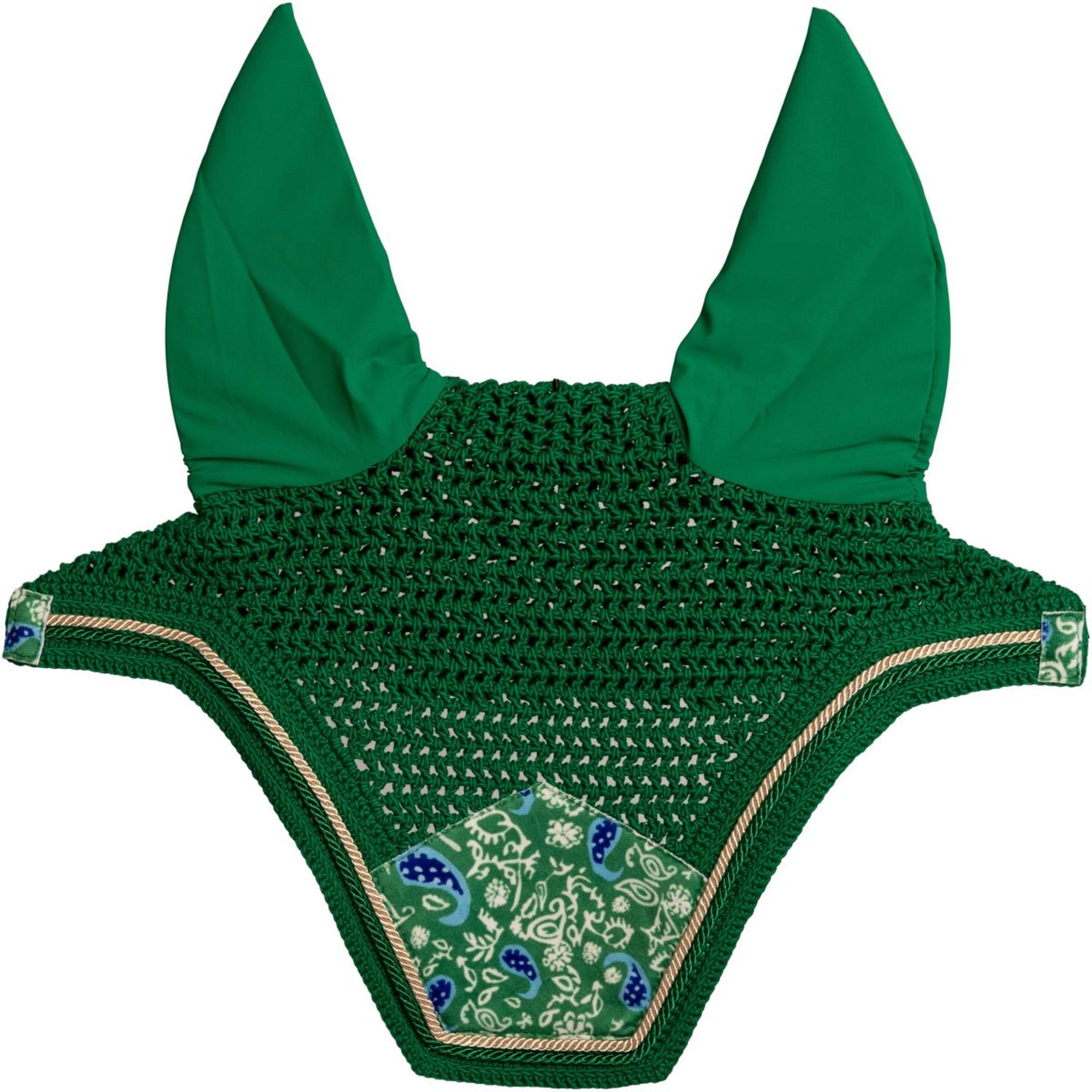 Kentucky Oornetje Wellington Velvet Paisley Garden Groen/Navy