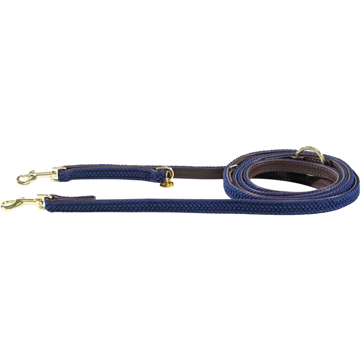 Kentucky Hondenriem Plaited Nylon Navy