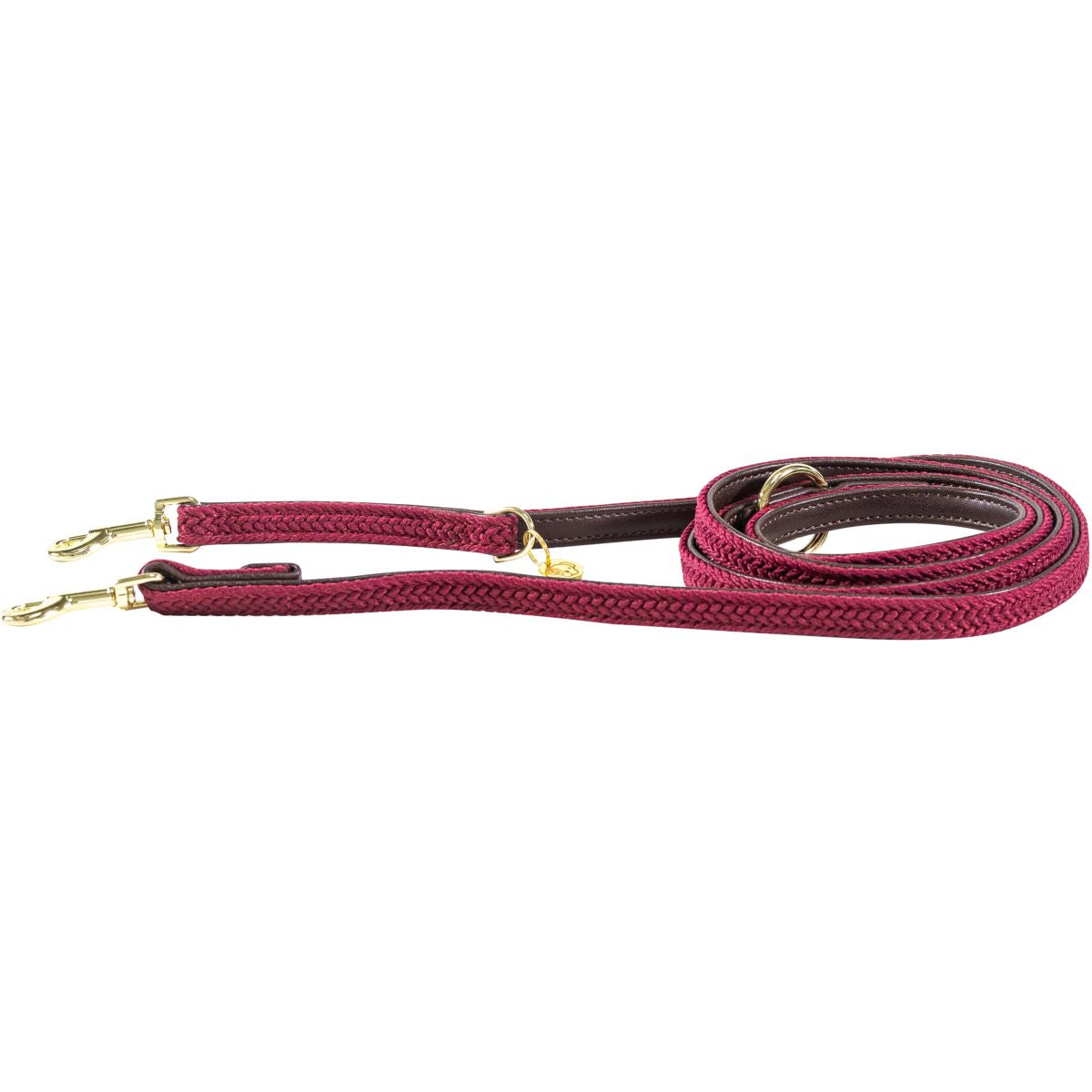 Kentucky Hondenriem Plaited Nylon Bordeaux