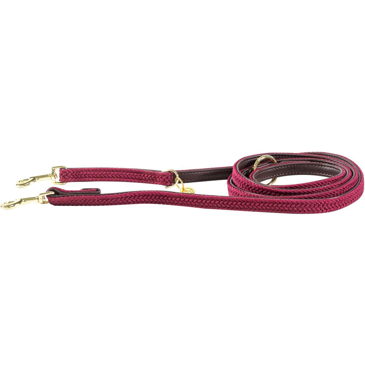 Kentucky Hondenriem Plaited Nylon Bordeaux