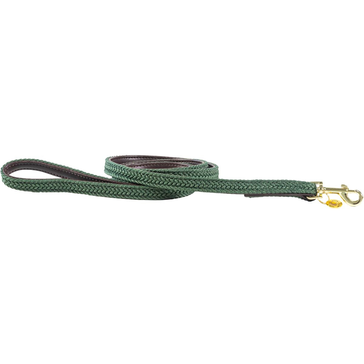 Kentucky Hondenriem Plaited Nylon Olijf Groen