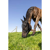 Kentucky Vliegenmasker Heart met Oren en Neus Zwart