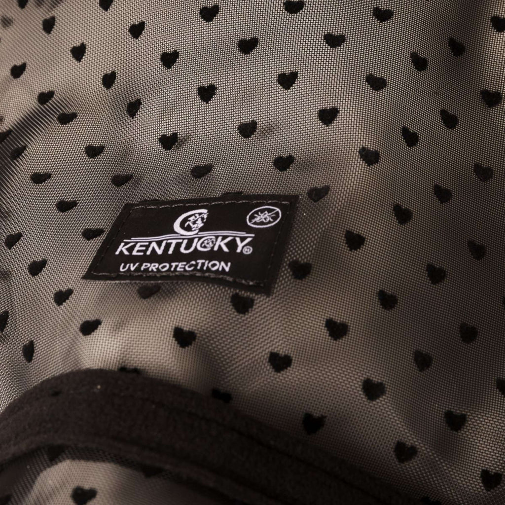 Kentucky Vliegenmasker Heart met Oren en Neus Zwart