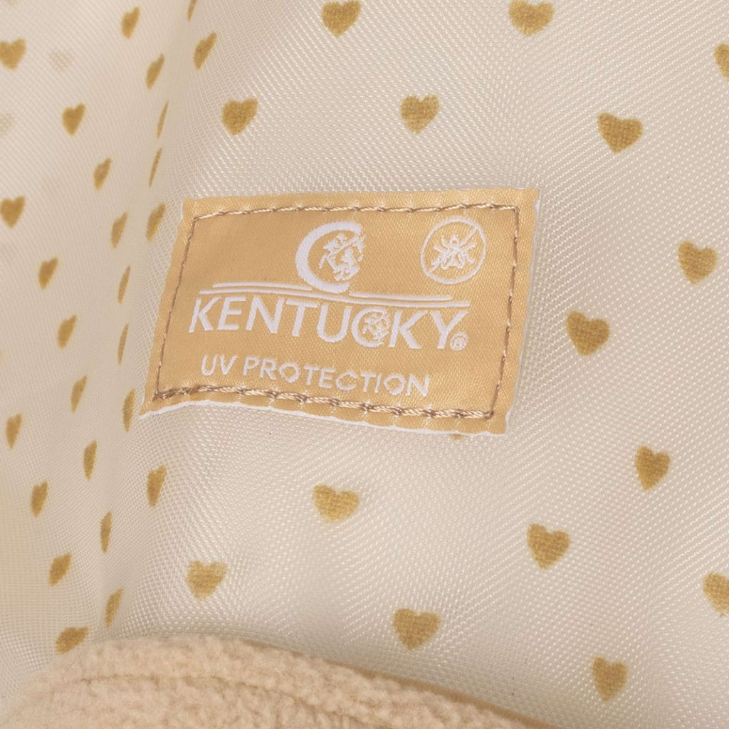 Kentucky Vliegenmasker Heart met Oren en Neus Beige