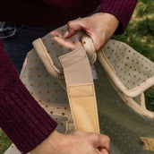 Kentucky Vliegenmasker Heart met Oren en Neus Beige