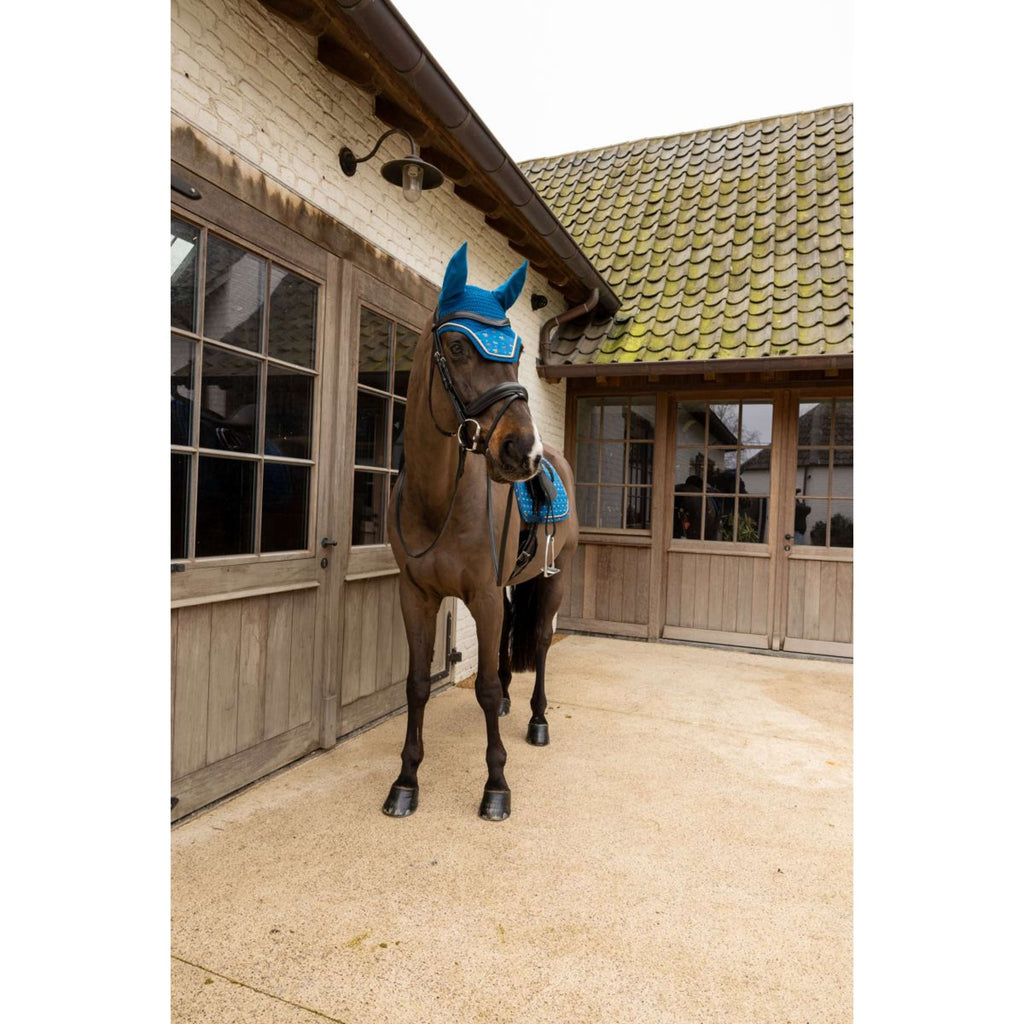 Kentucky Oornetje Wellington Velvet Horse Printing Navy